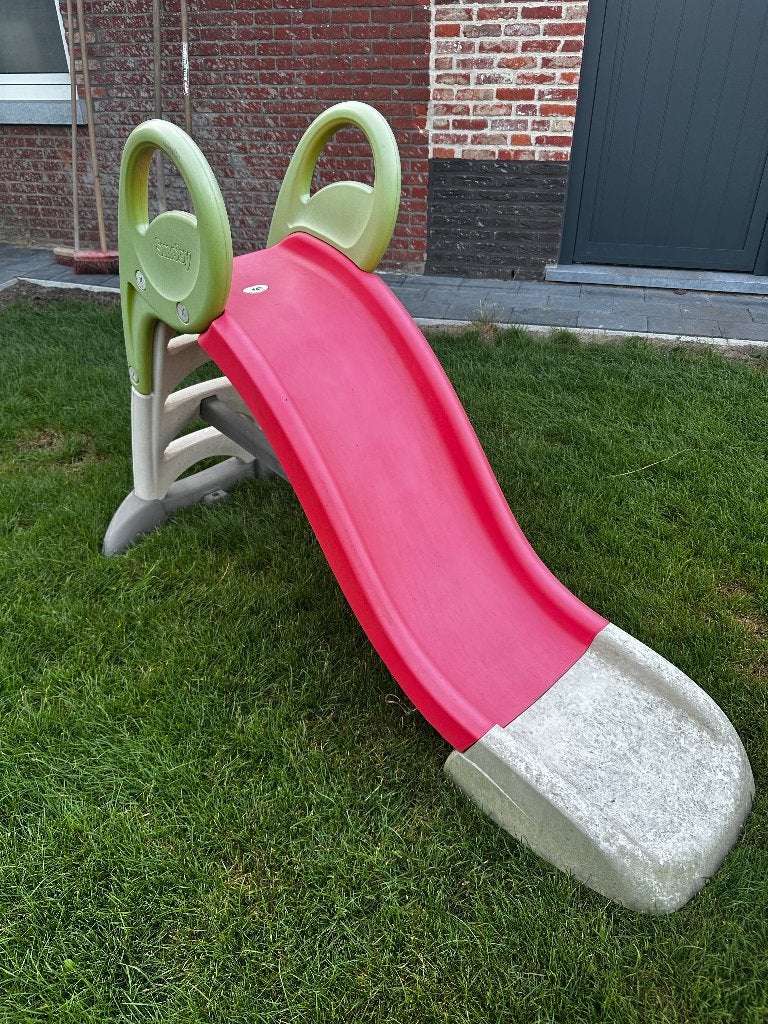 smoby glijbaan 3 treden (met aansluiting voor tuinslang), Kinderen en Baby's, Speelgoed | Buiten | Speeltoestellen, Ophalen, Gebruikt
