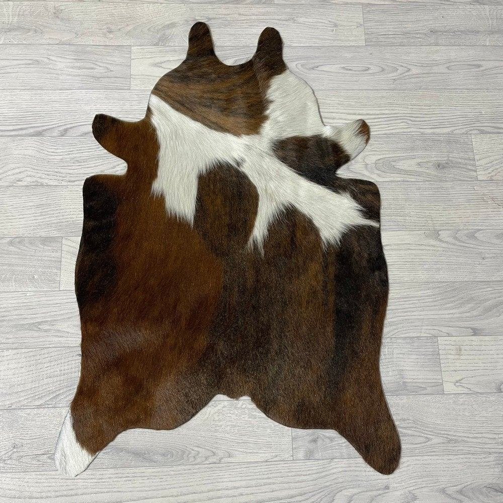 Mini koeienhuid bruin wit zwart 90x60cm #451 | Lederstore, Neuf, Tapisserie murale, Multicolore, Matériau naturel