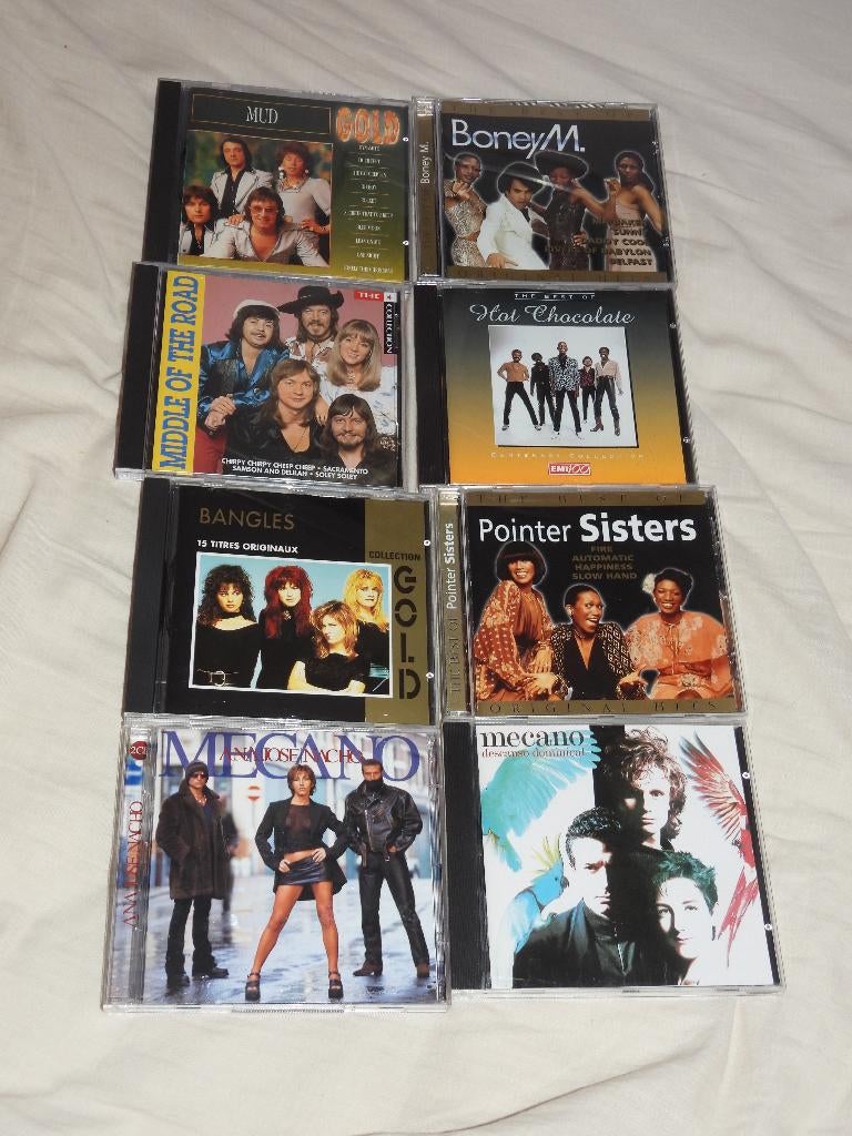 CD 's 70/80 8 STUKS, Enlèvement ou Envoi, Comme neuf