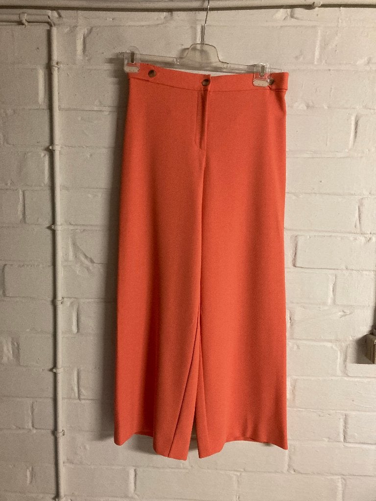 Perzikkleurige broek met brede pijpen, Terre Bleue, 40, Kleding | Dames, Maat 38/40 (M), Overige kleuren, Terre Bleue, Ophalen of Verzenden