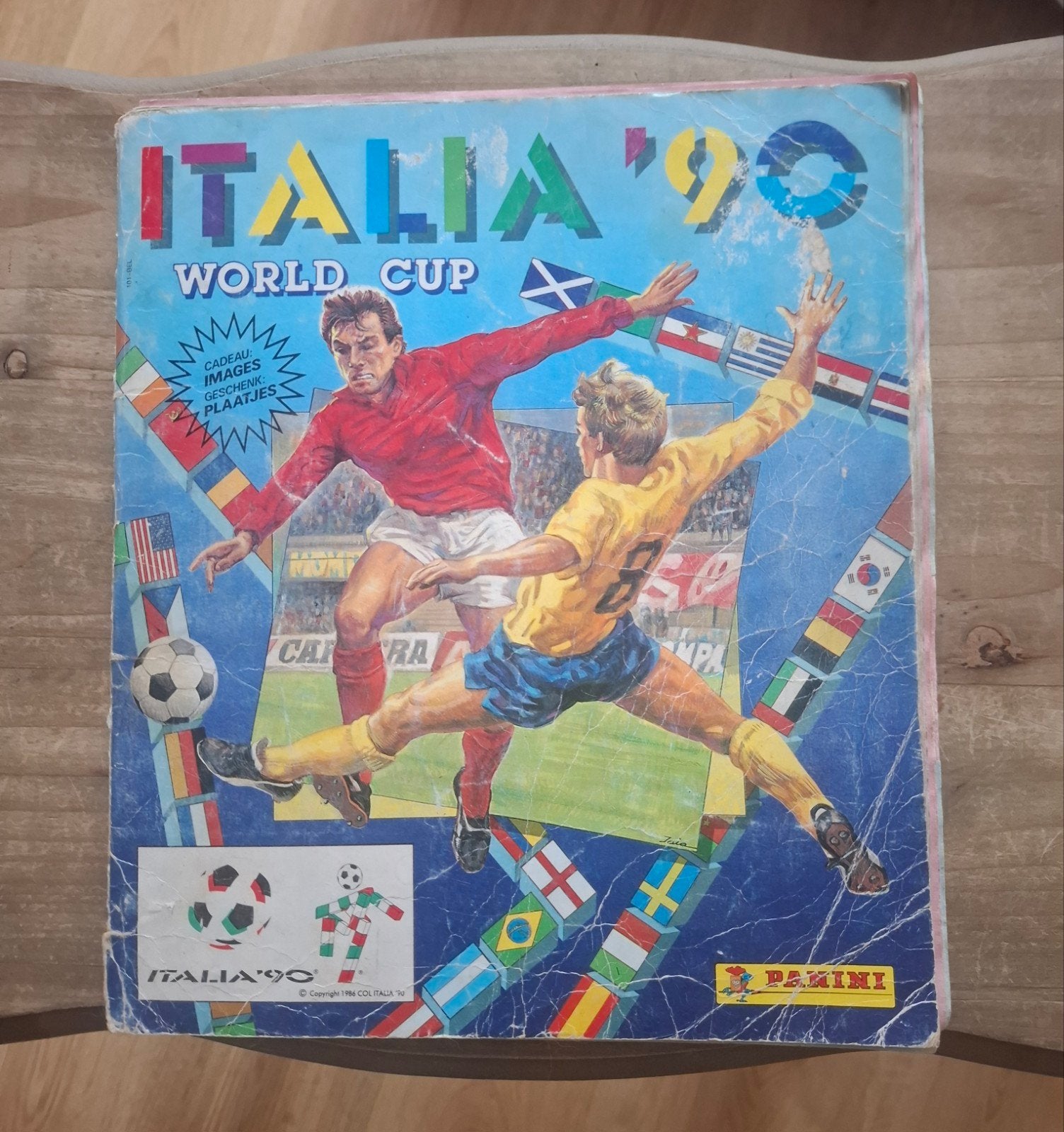 Panini album italia 90 voor herstel Italië 1990 wm, Ophalen of Verzenden