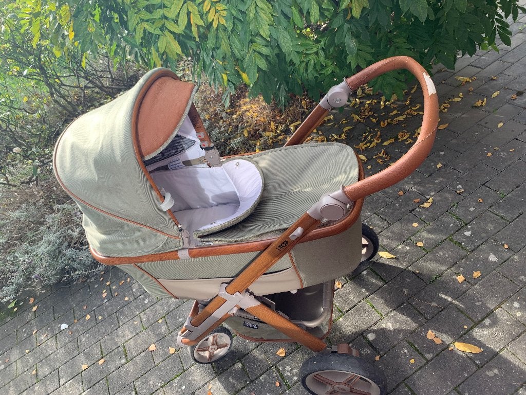 Kinderwagen 3-in-1 bébécar, Gebruikt, Verstelbare duwstang, Ophalen, Kinderwagen