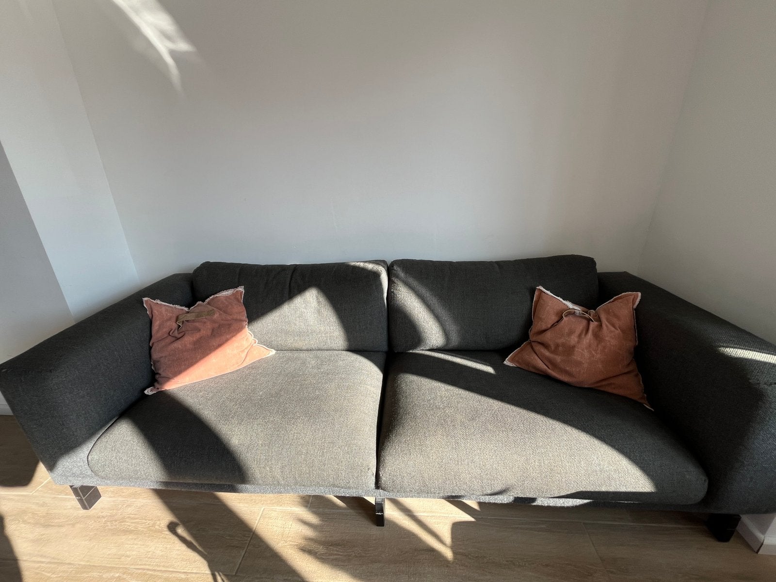 Canapé - grand canapé 3 places - gratuit, Maison & Meubles, Banc droit, Enlèvement, Utilisé, Tissus