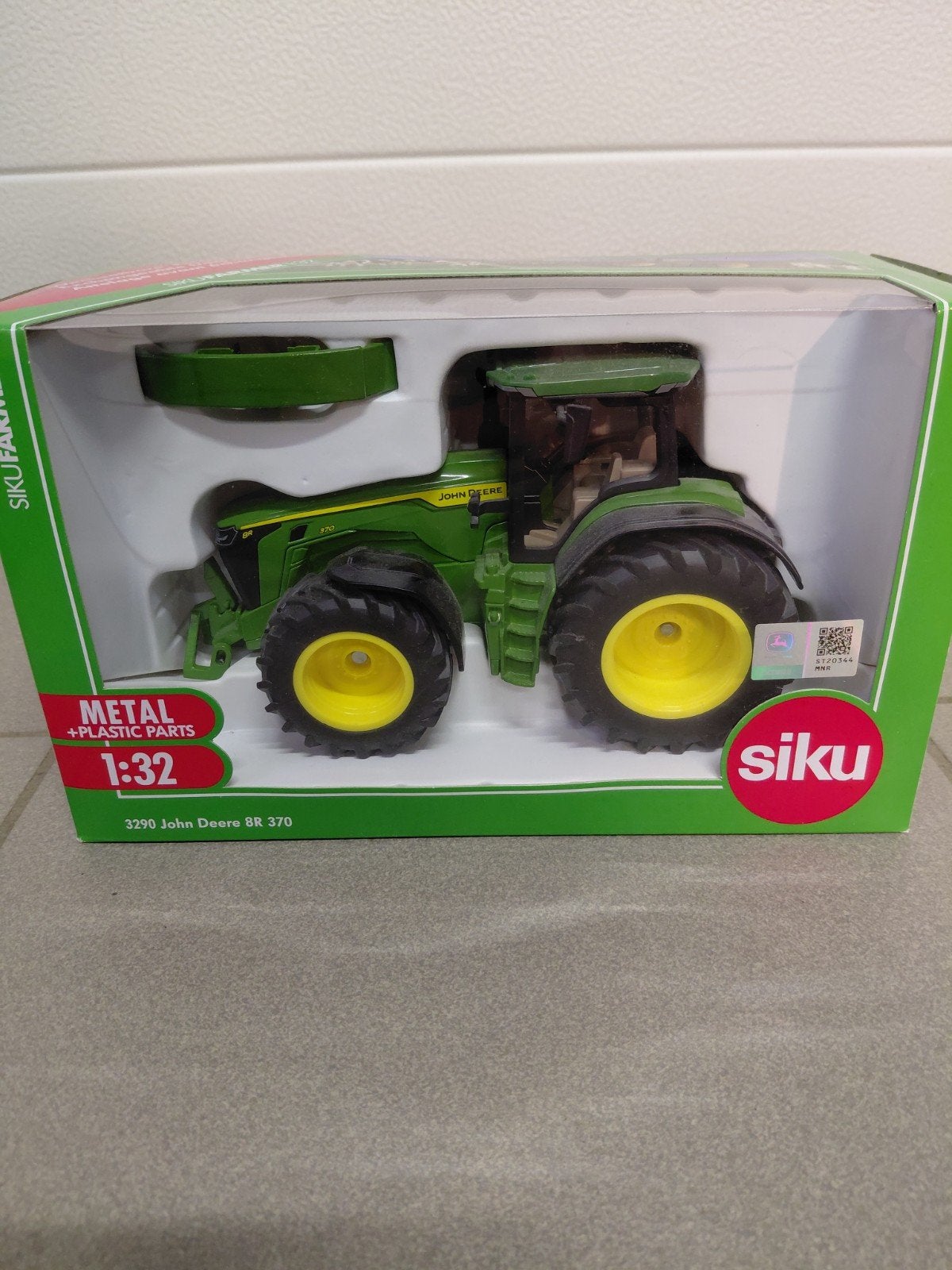 siku 1/32 John Deere 8R 370.   3290, Hobby & Loisirs créatifs, Voitures miniatures | 1:32, Enlèvement ou Envoi, Neuf, Tracteur et Agriculture