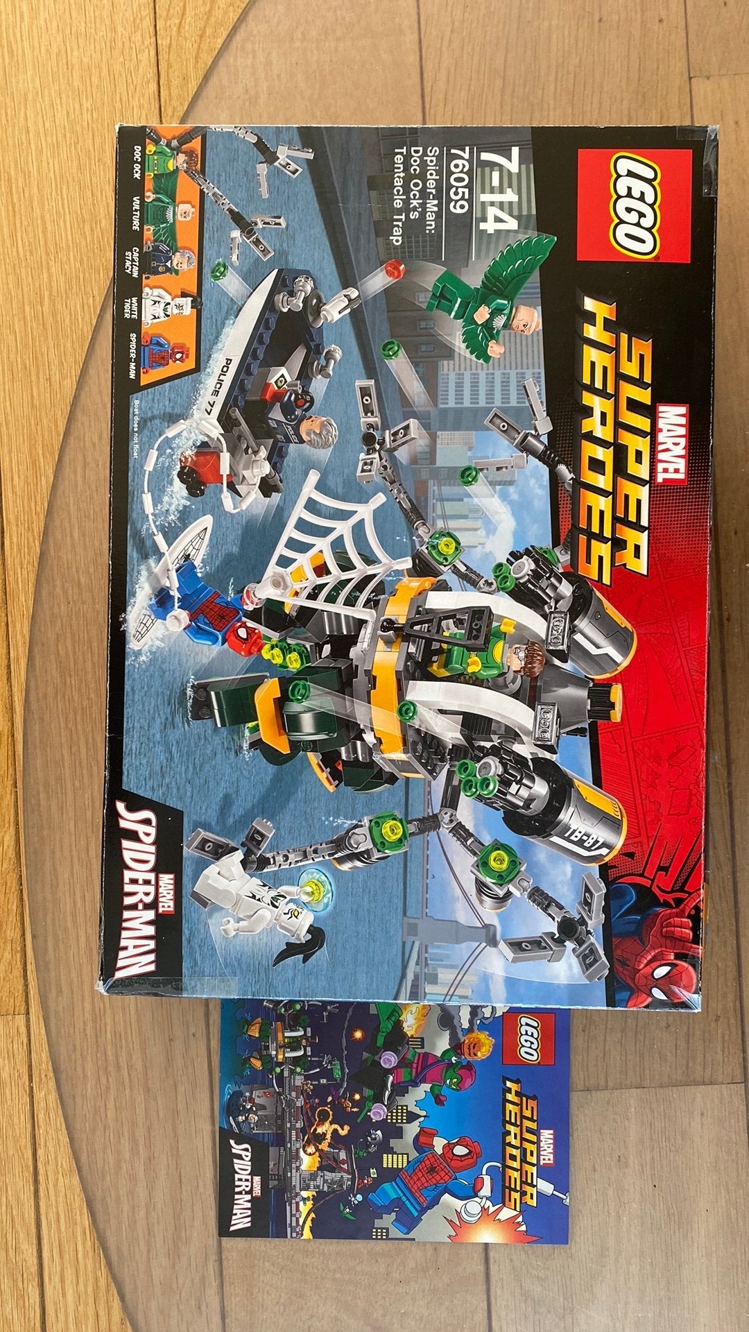 Lego 76059 spider-man: doc ocks tentacle trap, Ophalen, Marvel, Lego, Zo goed als nieuw