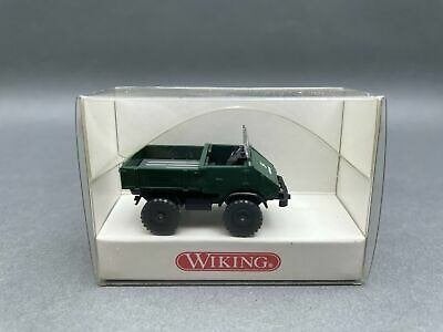 MERCEDES 4x4 Unimog 411 Cabrio 1/87 HO WIKING Neuf + Boite, Enlèvement, Neuf, Grue, Tracteur ou Agricole, Wiking
