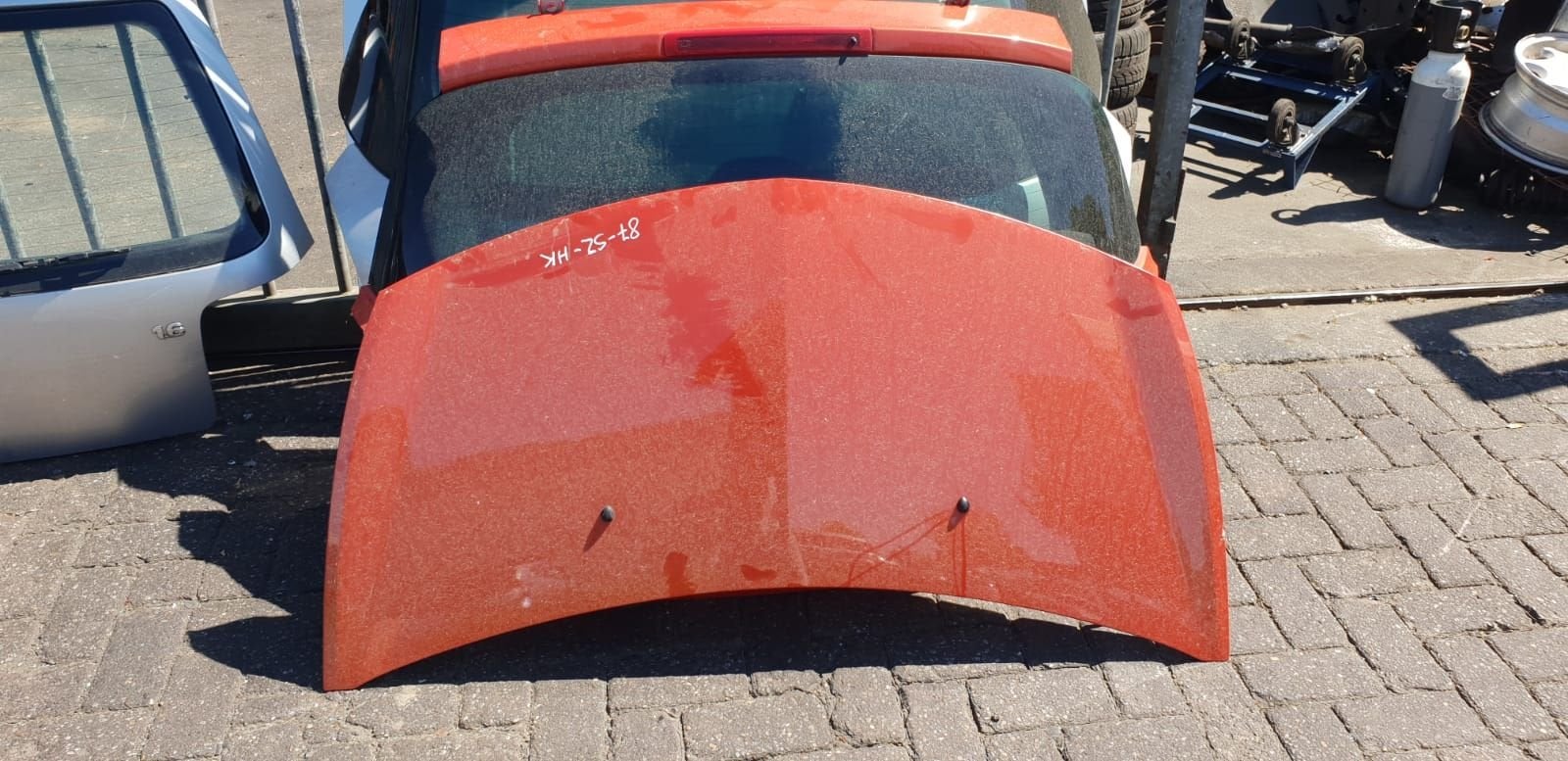 RENAULT CLIO 3  MOTORKAP MET KLEURCODE, -, Utilisé, -, Capot moteur