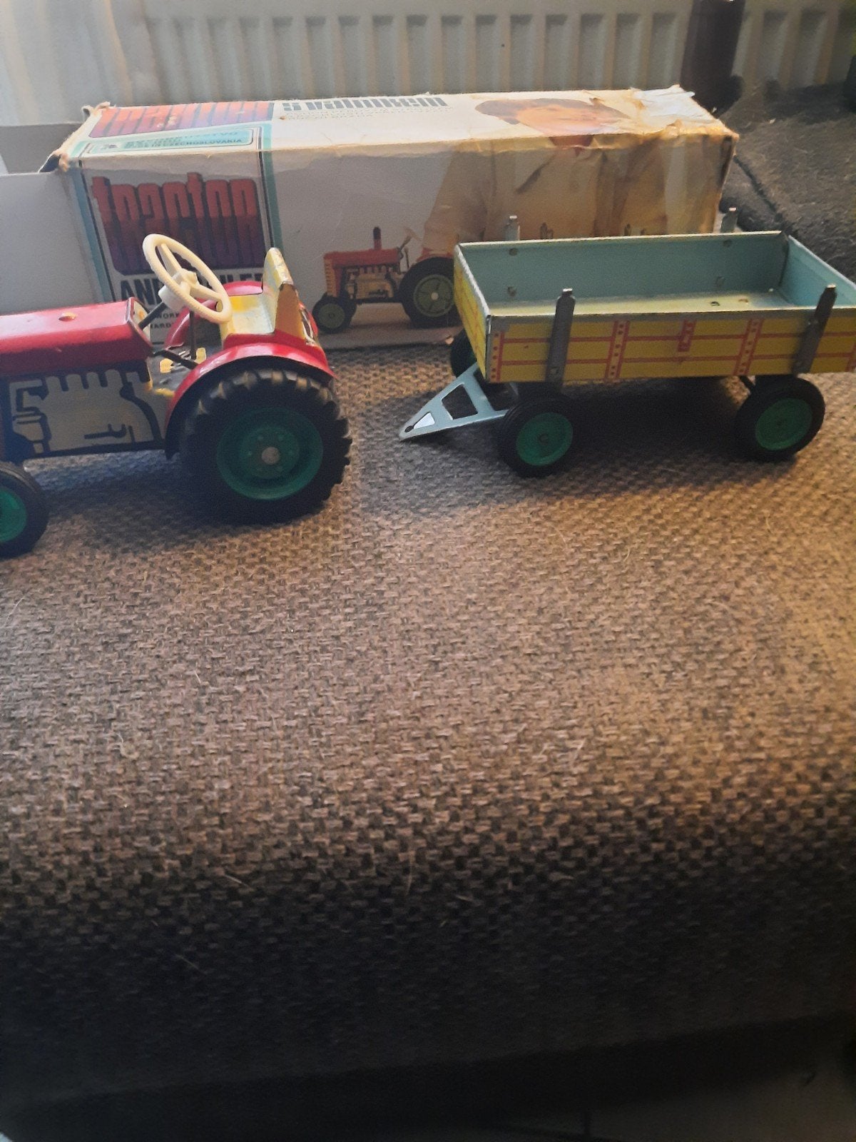 blik speelgoed traktor, Antiek en Kunst, Ophalen