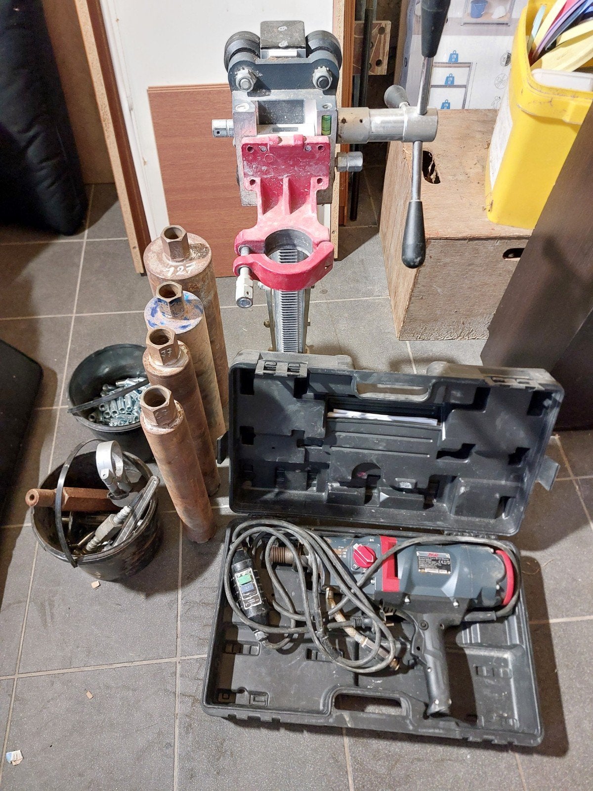 diamantboormachine set, Ophalen, Gebruikt, 600 watt of meer, Overige typen