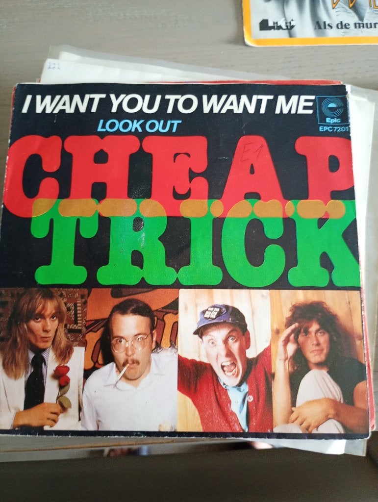 Cheap Trick - I want you to want me, Gebruikt, Verzenden, 7 inch, Fotohoes