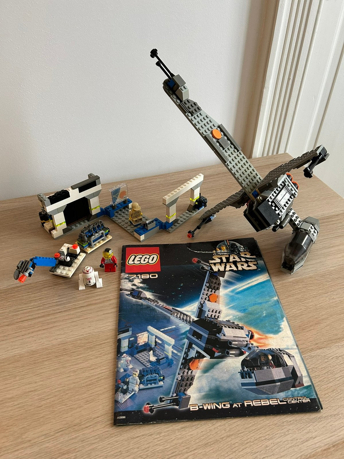Lego 7180 - B-Wing Rebel Control Center - 2000 - Star Wars, Ophalen, Star Wars, Lego, Zo goed als nieuw