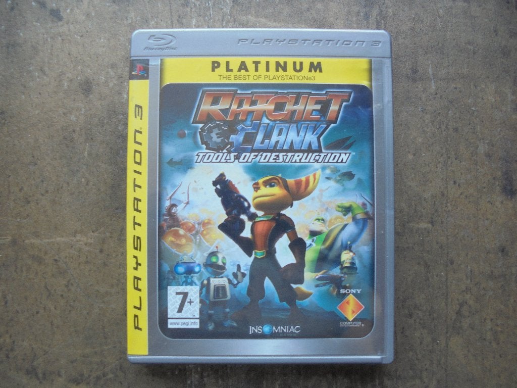 Ratchet & Clank Tools Of Destruction voor PS3 (zie foto's), Enlèvement ou Envoi, 1 joueur, À partir de 7 ans, Aventure et Action