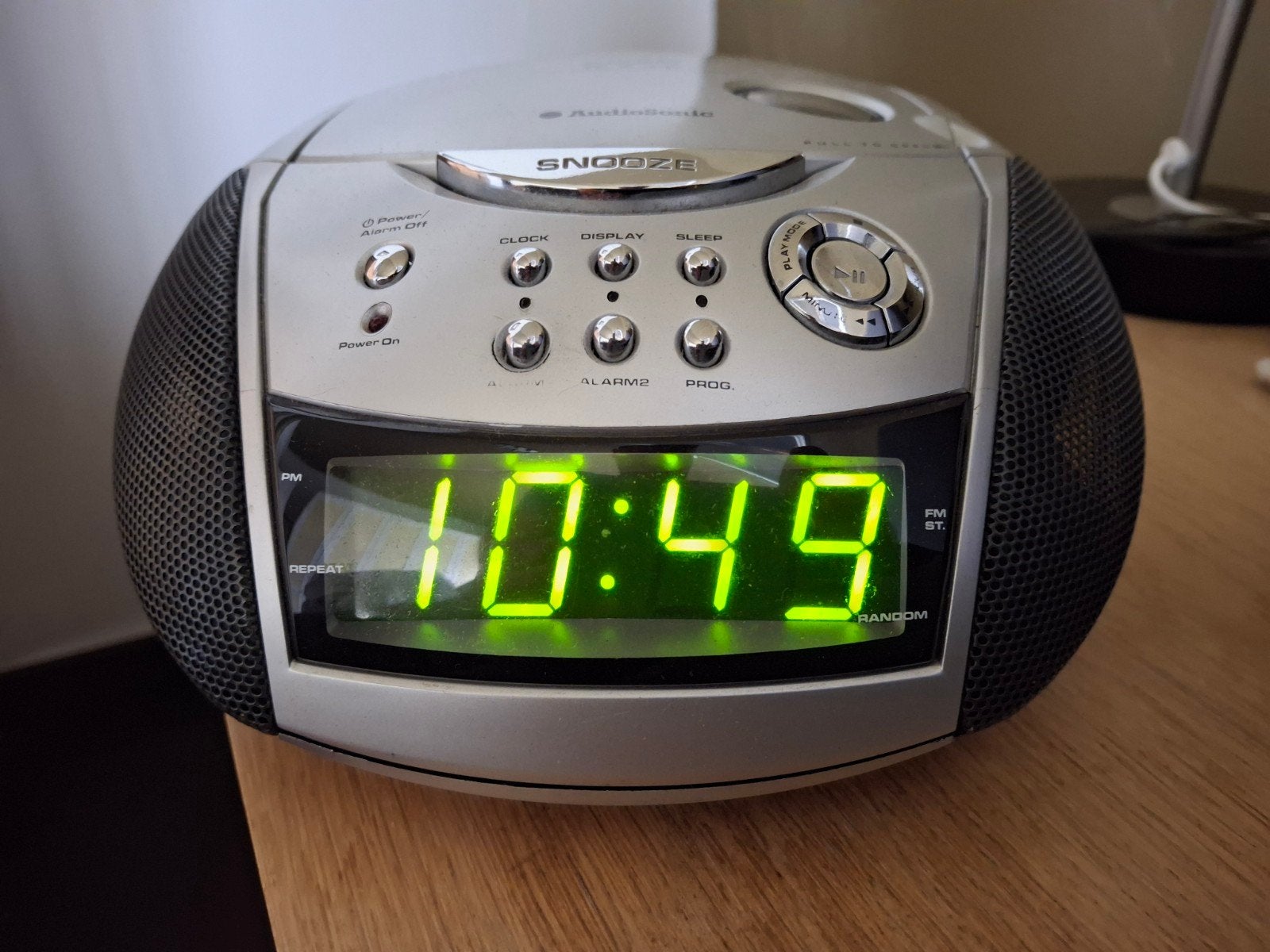 wekkerradio cd audiosonic, Ophalen of Verzenden