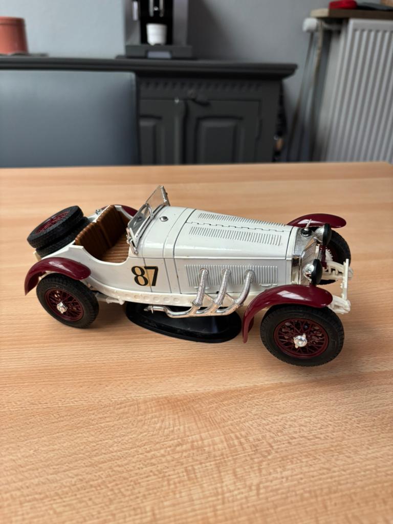 Mercedes benz ssk/sskl, Hobby en Vrije tijd, Verzenden, Zo goed als nieuw, Auto, Burago