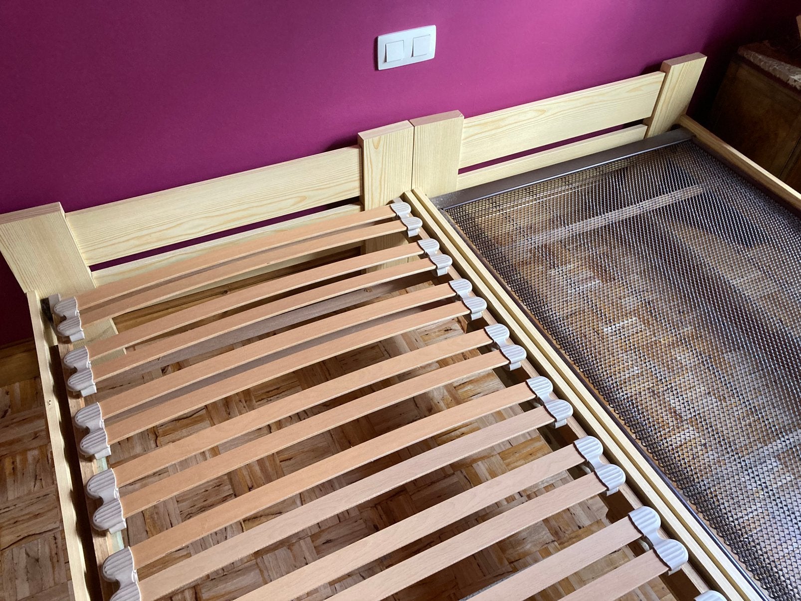Een perssoonsbed, Huis en Inrichting, Ophalen, Gebruikt, 90 cm, 200 cm