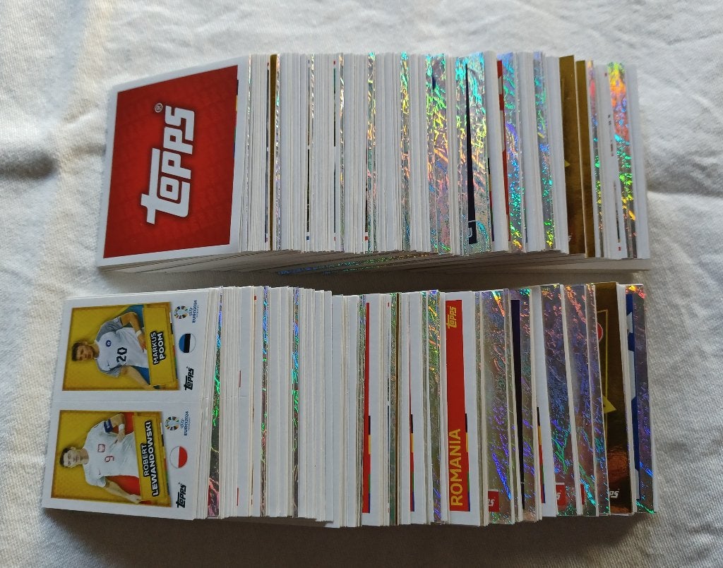 297 Euro 2024 Topps stickers, Hobby en Vrije tijd, Stickers en Plaatjes, Zo goed als nieuw, Meerdere stickers, Ophalen of Verzenden