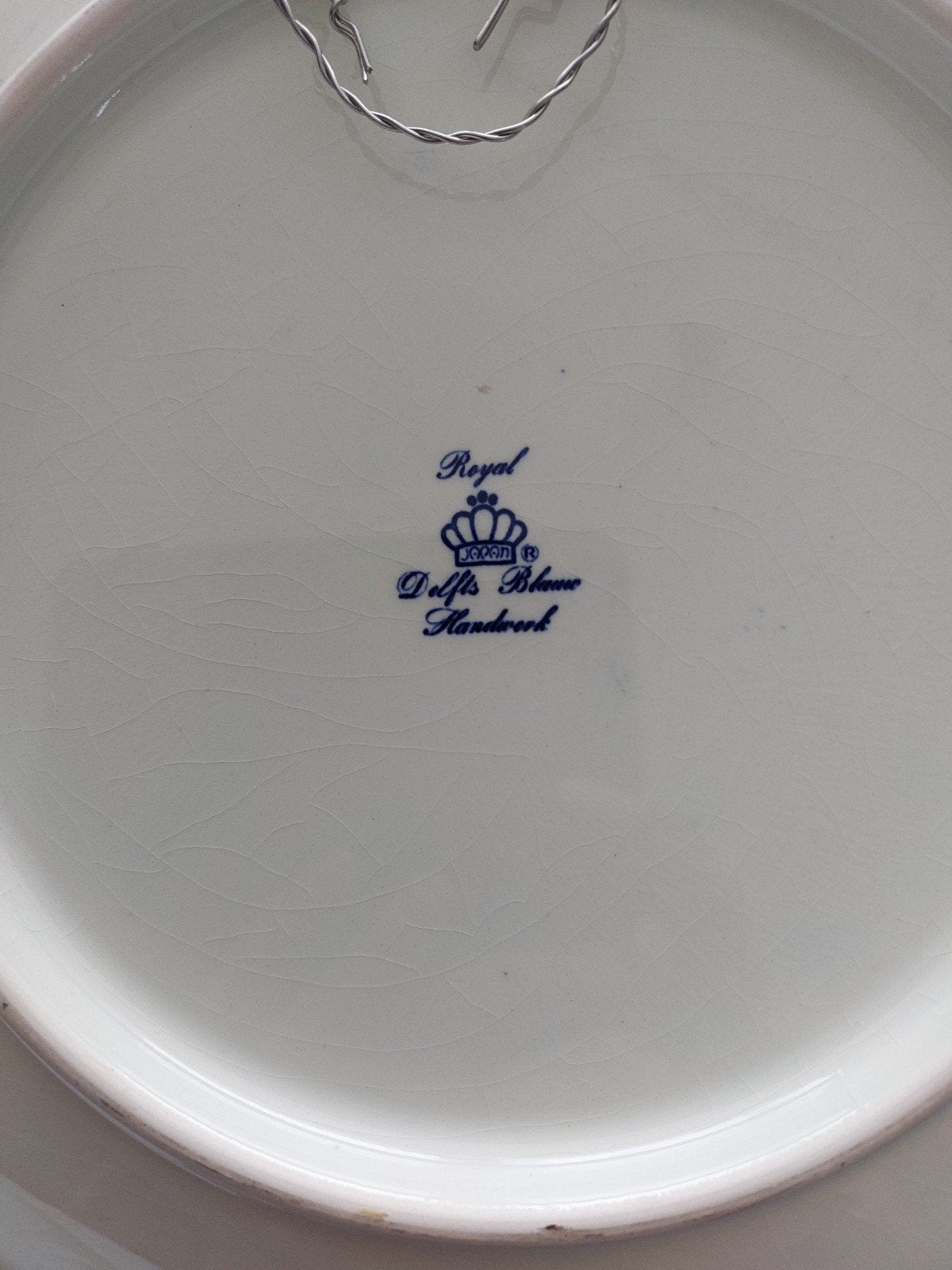 Delfts blauw bord handwerk, Antiek en Kunst, Ophalen