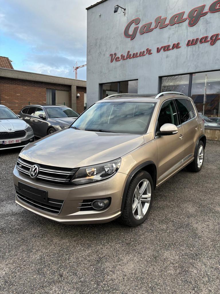 VW Tiguan/R-line/Automaat/1.4tsi/Fuul Opties/Pano/1.Eignaar, Automaat, Euro 6, Particulier, Adaptive Cruise Control