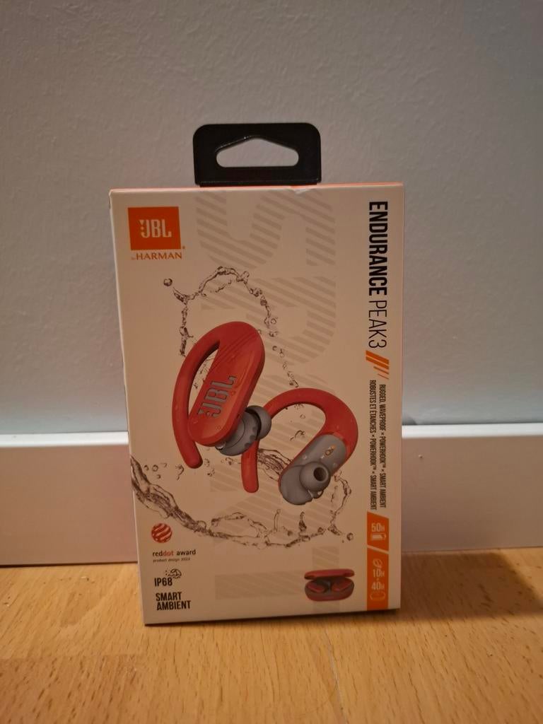 JBL Endurance Peak 3 koptelefoon, Bluetooth, Nieuw, Op oor (supra aural), Ophalen