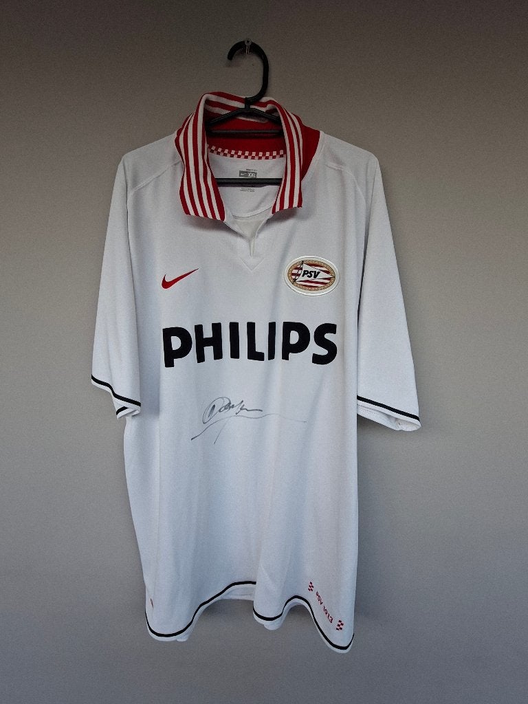 Voetbalshirt PSV met handtekening van André Ooijer., Verzamelen, Ophalen of Verzenden, Zo goed als nieuw, Shirt