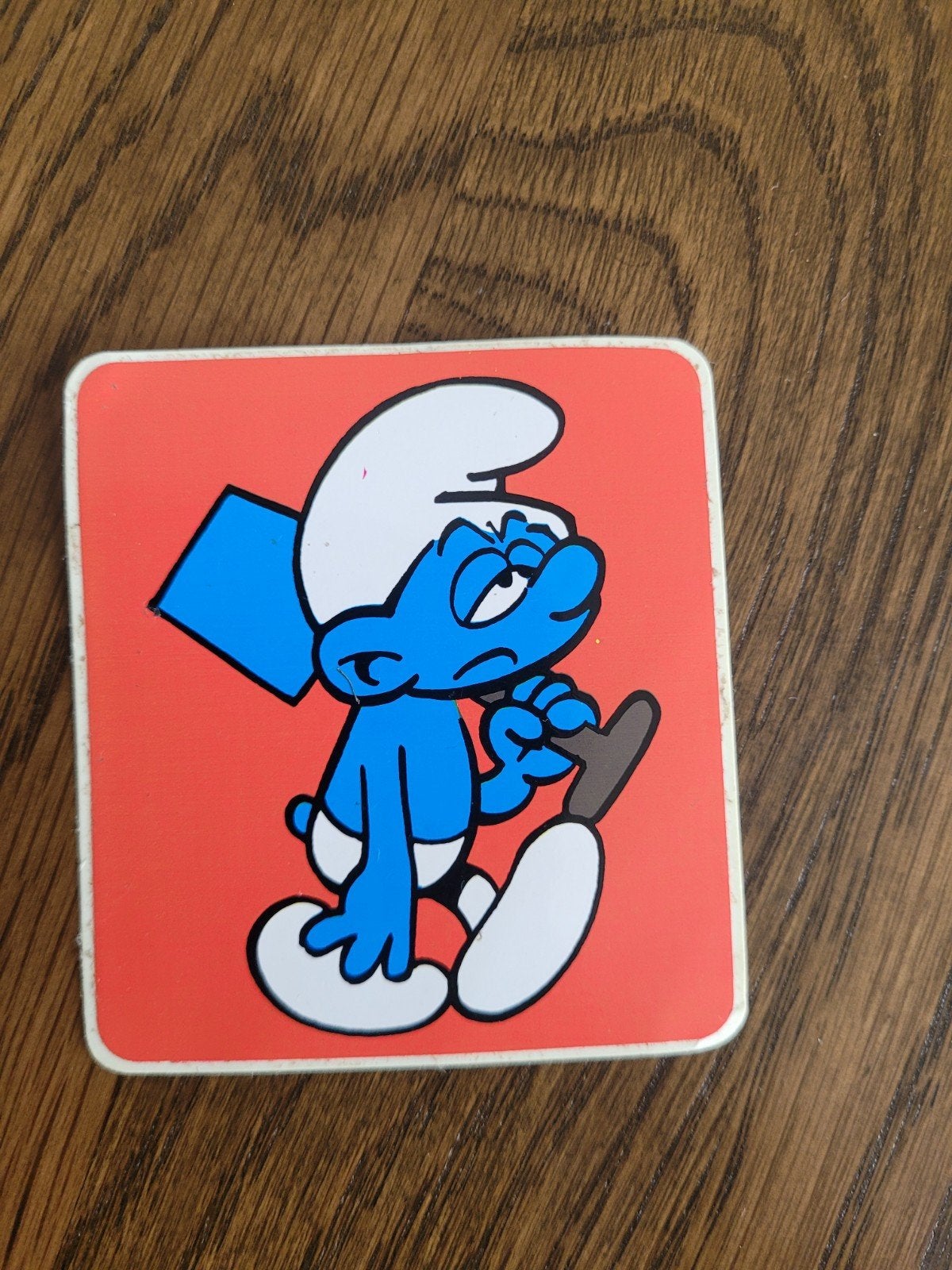 oude sticker de smurfen, Ophalen of Verzenden