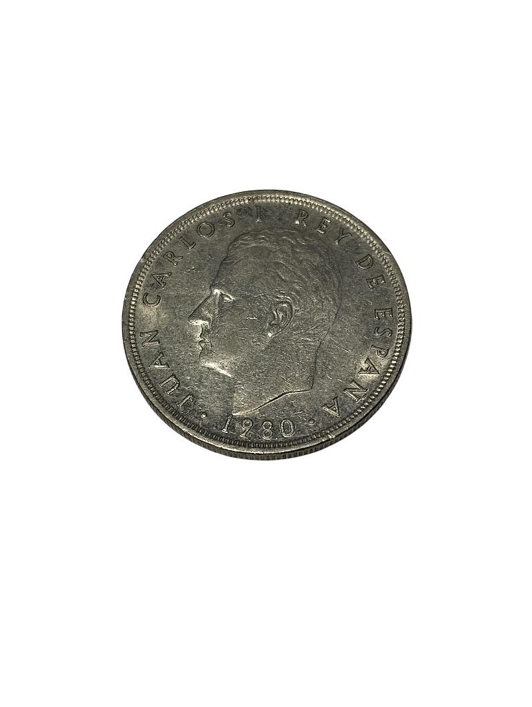 5 PTAS Espana '82 Juan Carlos I Rey de Espana 1980, Postzegels en Munten, Ophalen, Overige landen, Losse munt