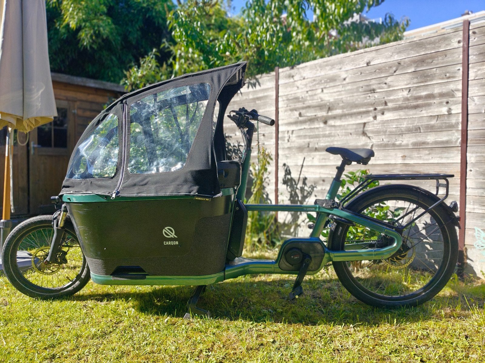 Bakfiets Carqon Cruise Petrol Enviolo, Gebruikt, 2 kinderen, Elektrisch, Schijfrem