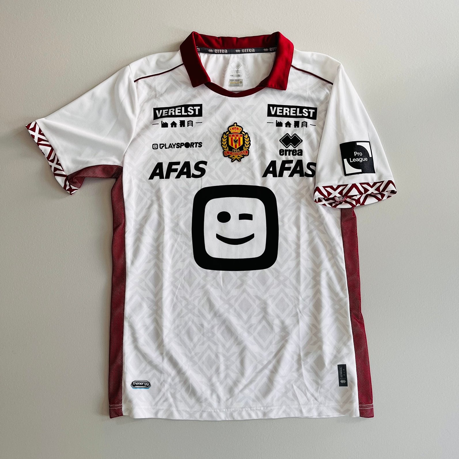 Signed Away Shirt KV Mechelen, Enlèvement ou Envoi, Comme neuf, Maillot