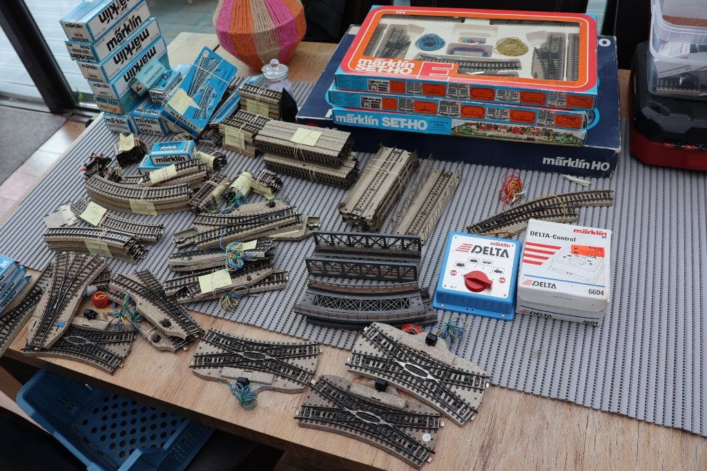 Märklin sporen HO, Hobby en Vrije tijd, Wisselstroom, Gebruikt, Rails, Ophalen of Verzenden