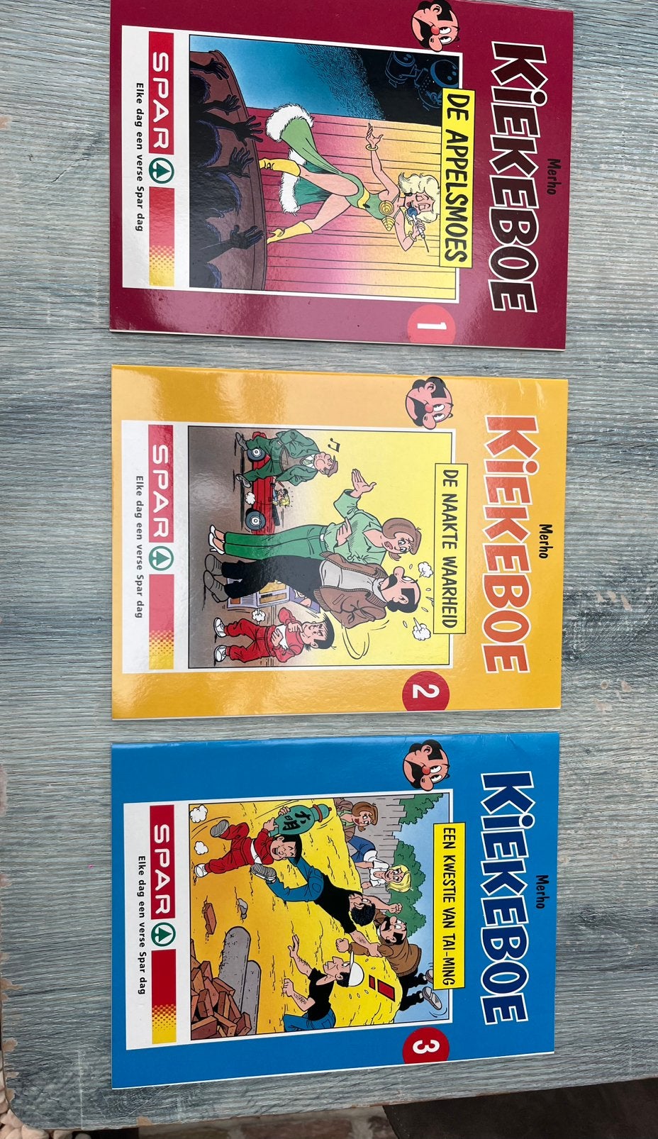 Kiekeboe 3x speciale uitgave Spar 1994, Boeken, Meerdere stripboeken, Ophalen of Verzenden, Zo goed als nieuw