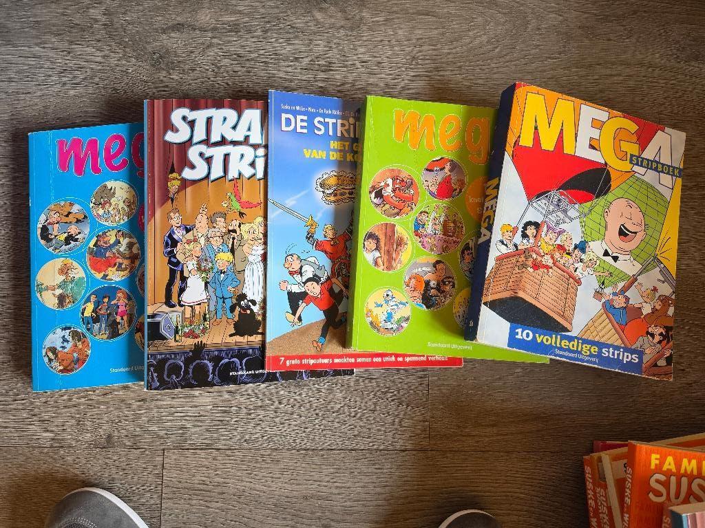 5 mega stripboeken, Boeken, Meerdere stripboeken, Ophalen, Gelezen