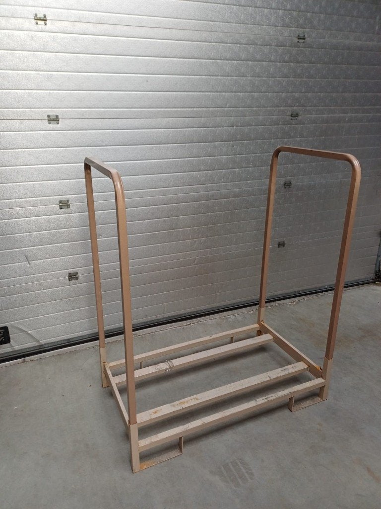 Glasbok/metalen opslagrek, Enlèvement, Comme neuf, Autres types