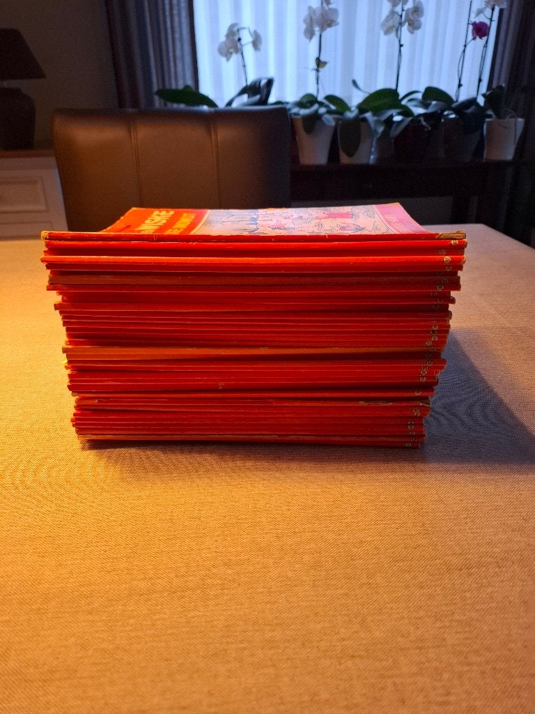 34 strips Suske-Wiske, Boeken, Ophalen