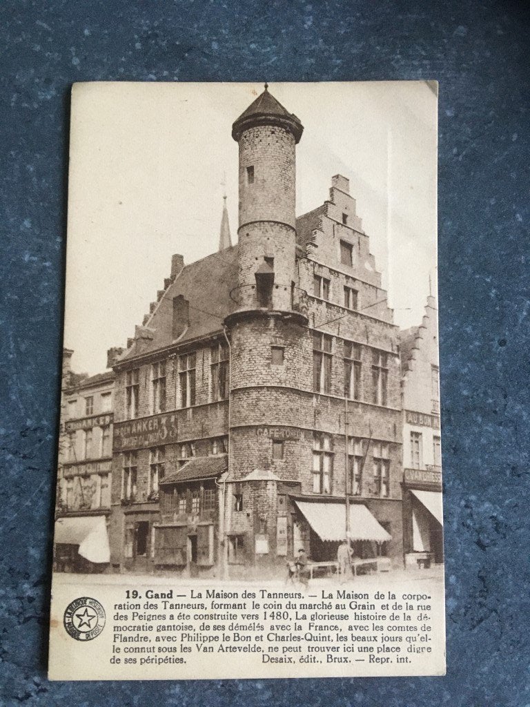 postkaart Gent - Toreken - gildehuis van de huidenvetters, Verzamelen, Ophalen of Verzenden, Oost-Vlaanderen