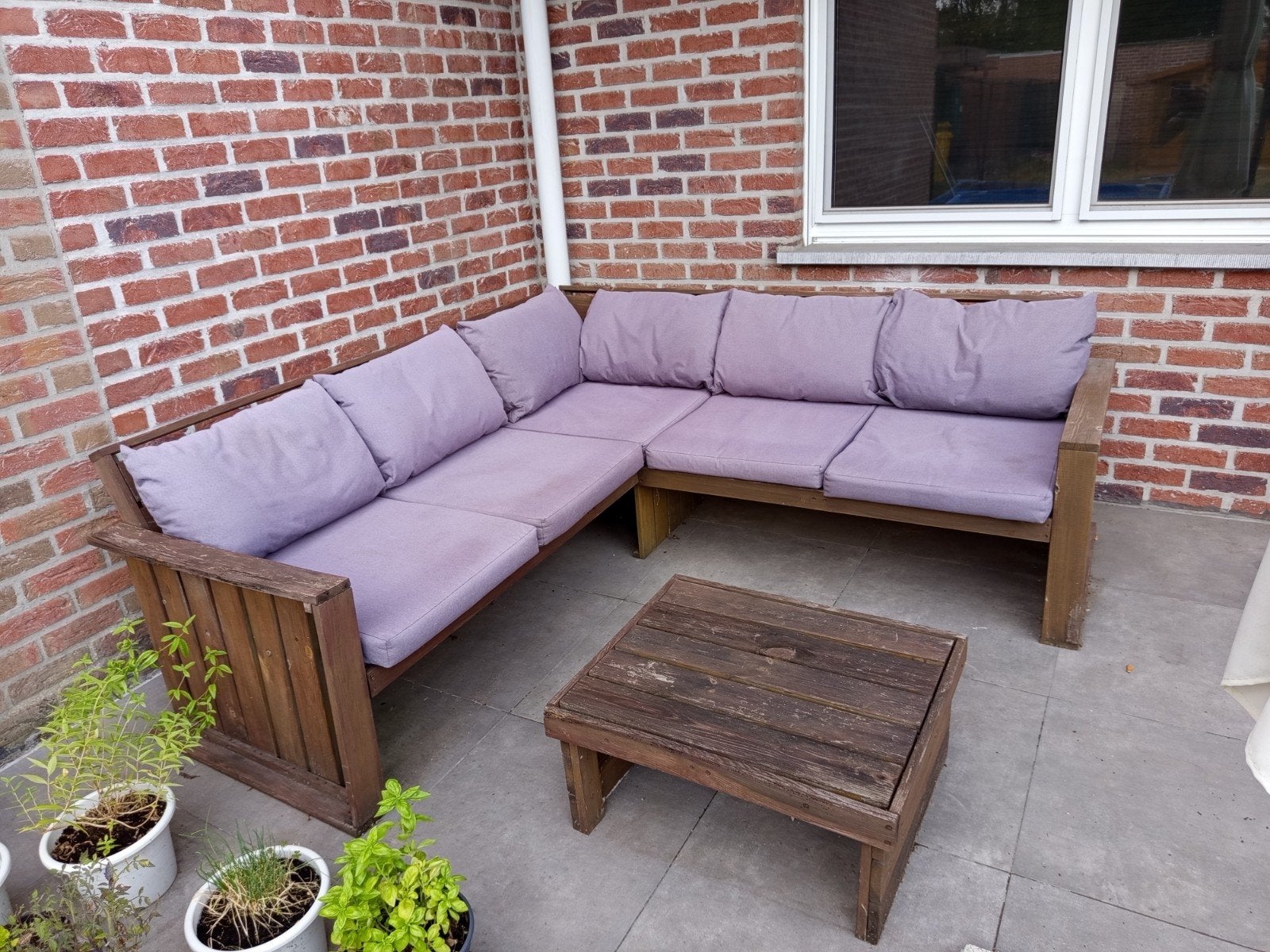 tuin lounge 2m10 x 2m10, Ophalen