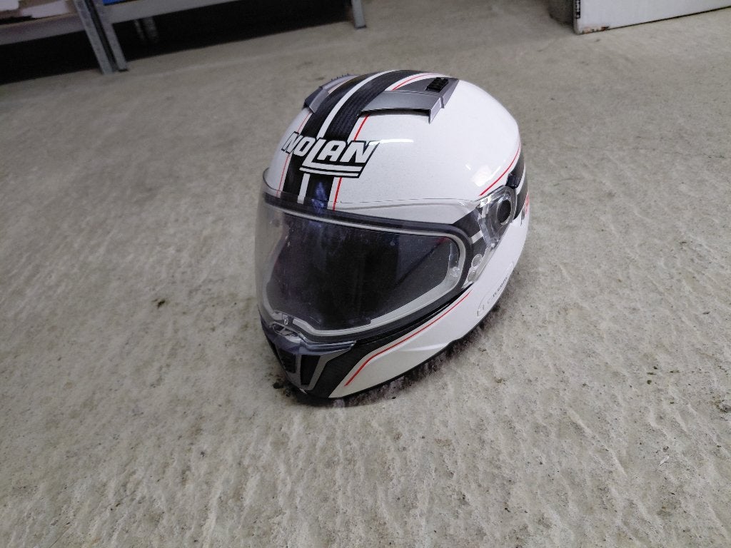 motor helm - Nolan + n-com, Ophalen, Tweedehands, L, Nolan