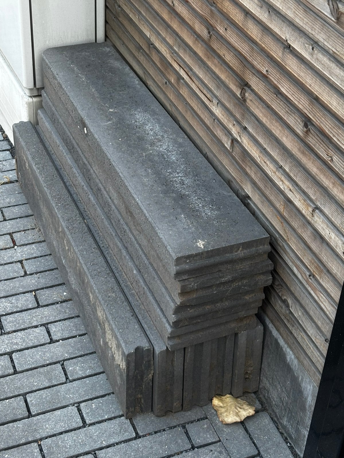 Boordstenen 100x200x6, Tuin en Terras, Ophalen, Zo goed als nieuw