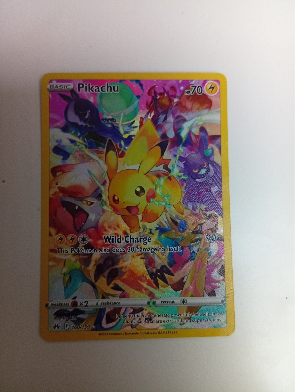 Pikachu illustrator 160/159 zeldzame pokemonkaart, Verzamelen, Ophalen