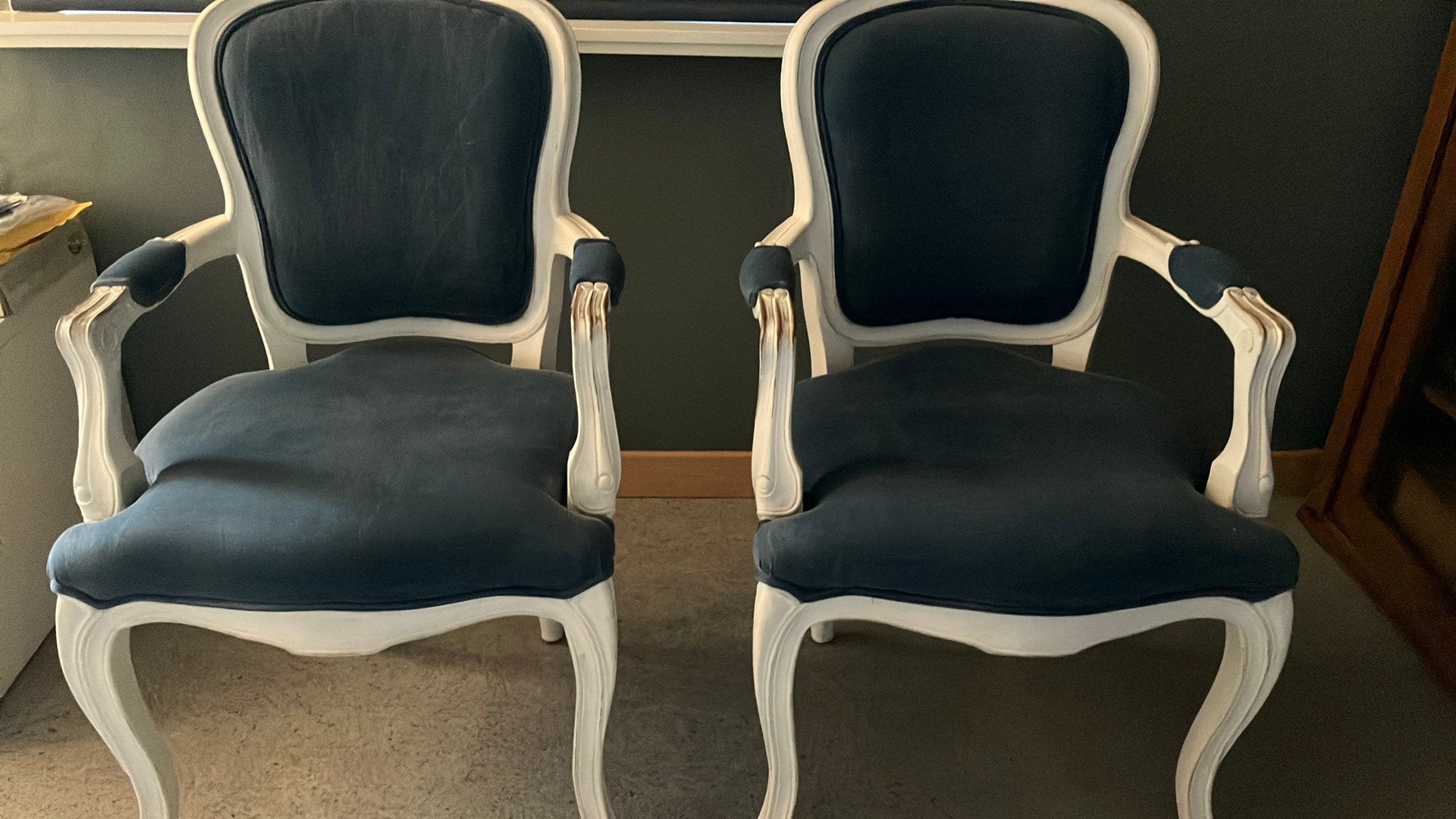 Eetkamerstoelen (2), Huis en Inrichting, Stoelen, Twee, Zo goed als nieuw, Hout, Ophalen