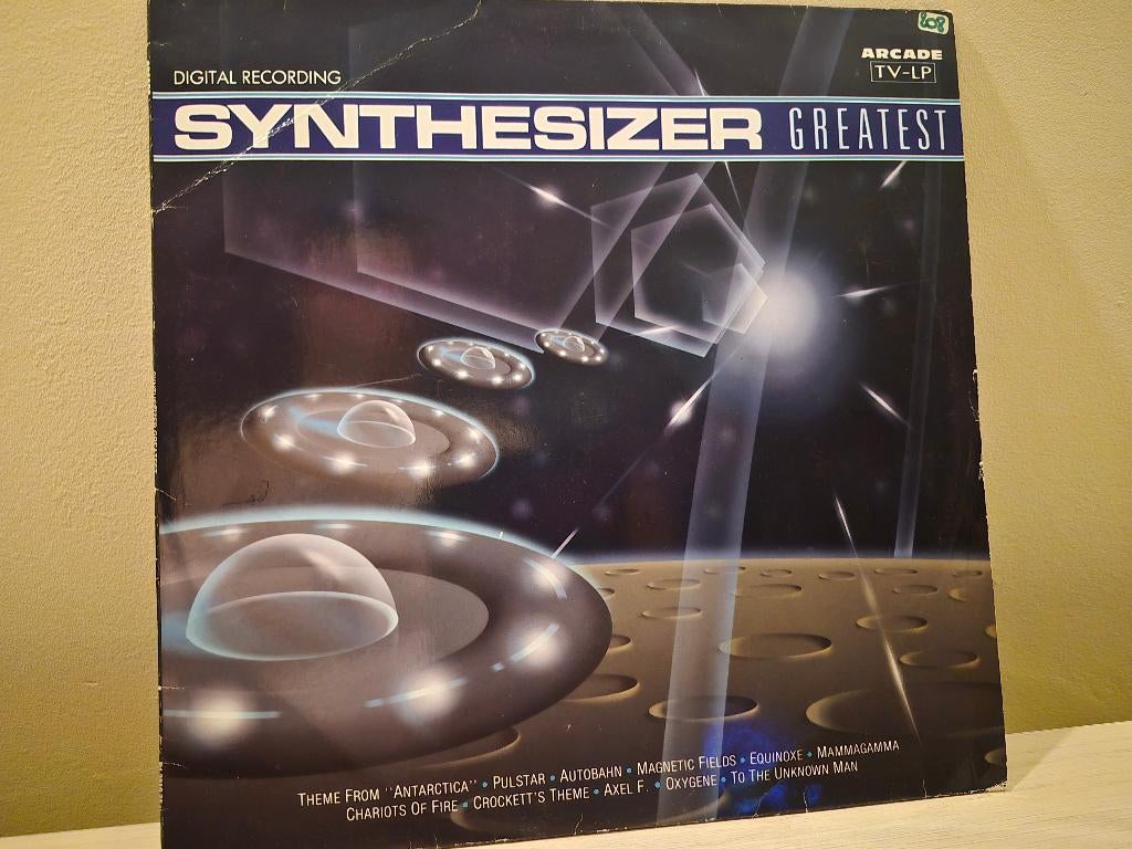 Disque vinyl 33 tours synthesizer greatest, Cd's en Dvd's, Vinyl | Dance en House, Ophalen of Verzenden, 1980 - 1989, Zo goed als nieuw