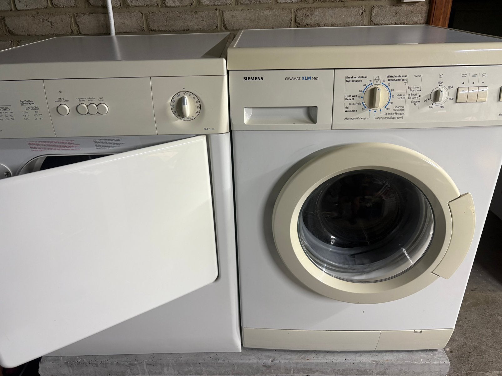 Machine a laver Siemens et sèche linge electrolux, Electroménager, 6 à 8 kg, Enlèvement, Utilisé, 85 à 90 cm
