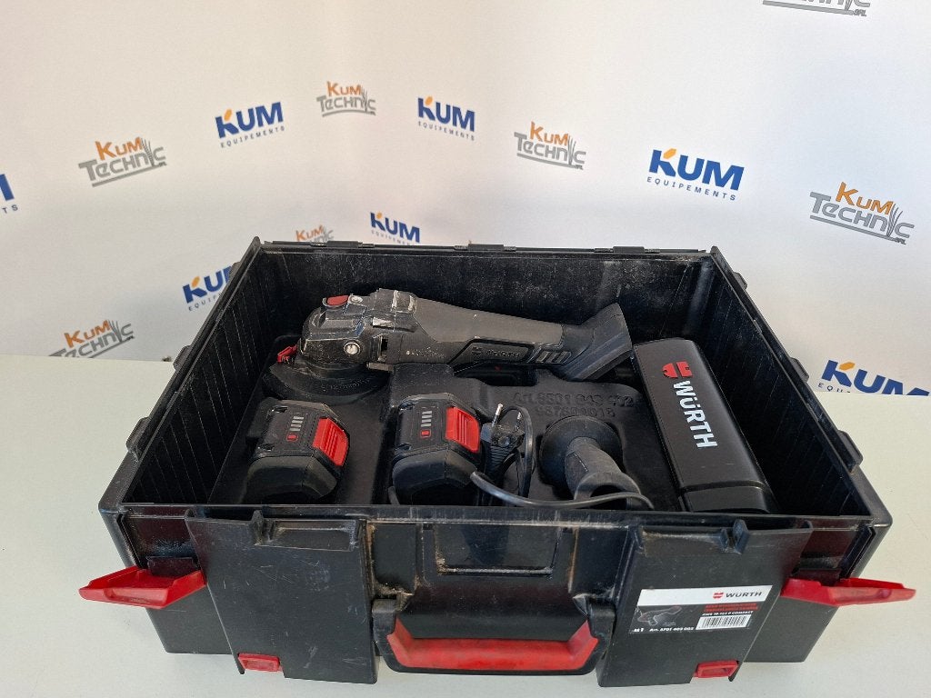 WÜRTH AWS 18-125 P compacte draadloze haakse slijper — 18V, Ophalen, Gebruikt, Haakse handslijpmachine