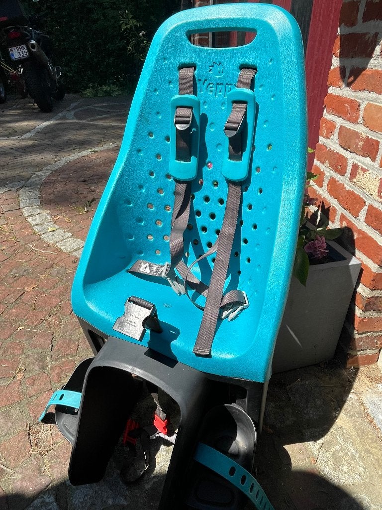 Yepp fietsstoeltje achter, Fietsen en Brommers, Fietsaccessoires | Fietsstoeltjes, Ophalen, Zo goed als nieuw, Achterzitje