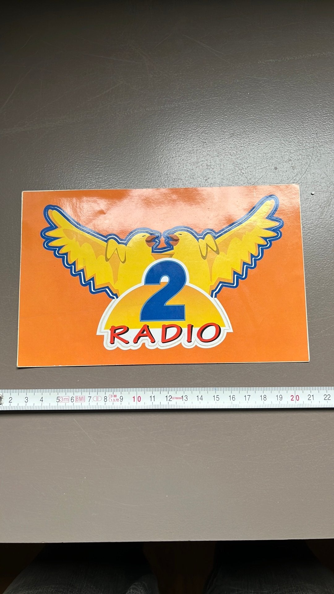 Sticker radio (4), Verzamelen, Ophalen of Verzenden, Zo goed als nieuw