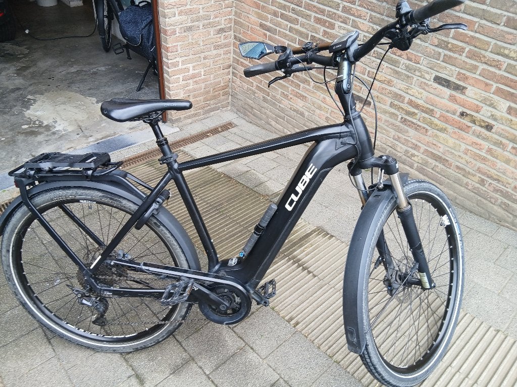 elektrische fiets cube, Fietsen en Brommers, Fietsen | Heren | Herenfietsen, Gebruikt, Overige merken, 57 tot 61 cm, Schijfrem
