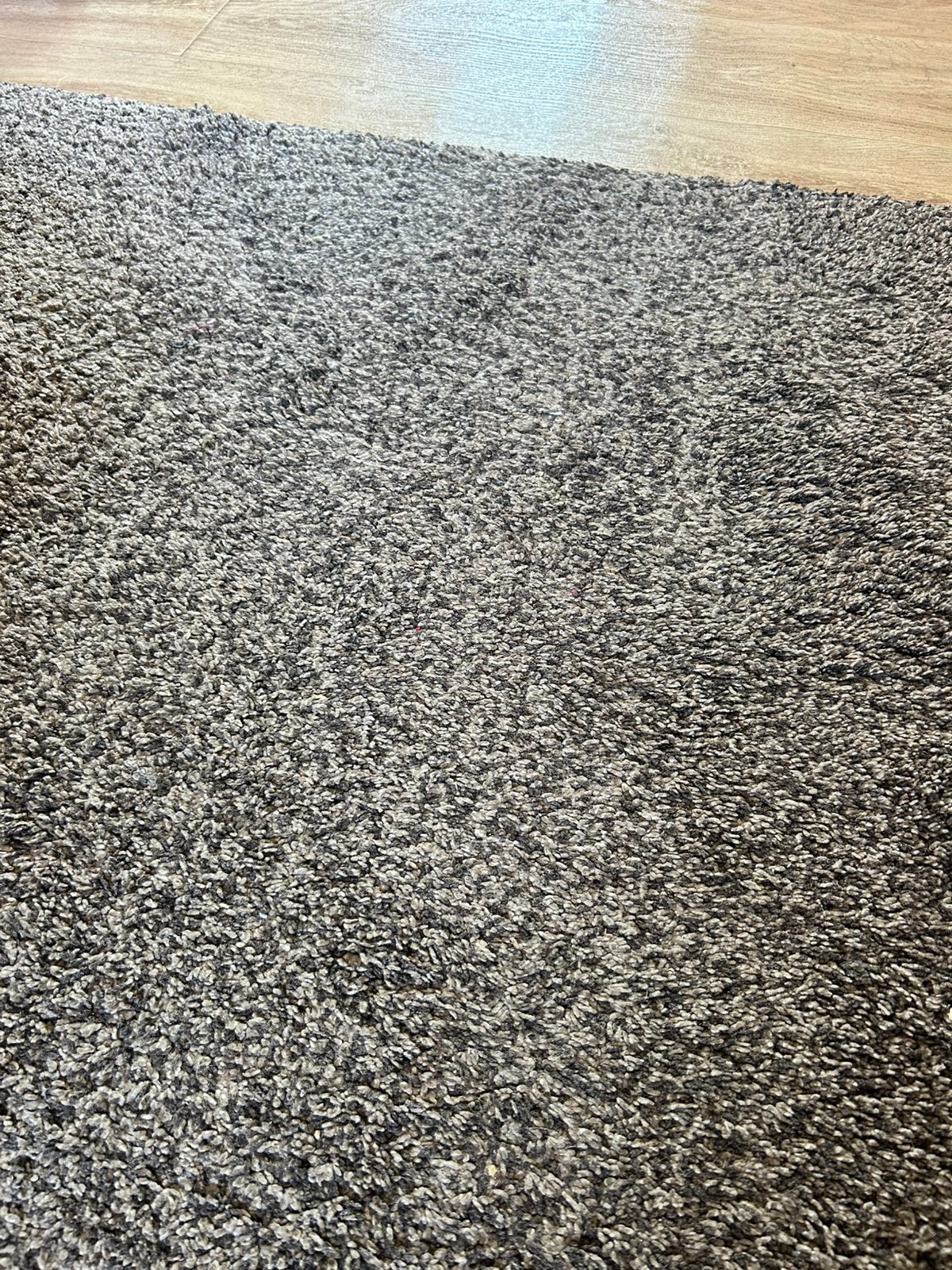Bruin tapijt / vloerkleed Ikea Adum 133x195 cm, Ophalen, Zo goed als nieuw, Bruin