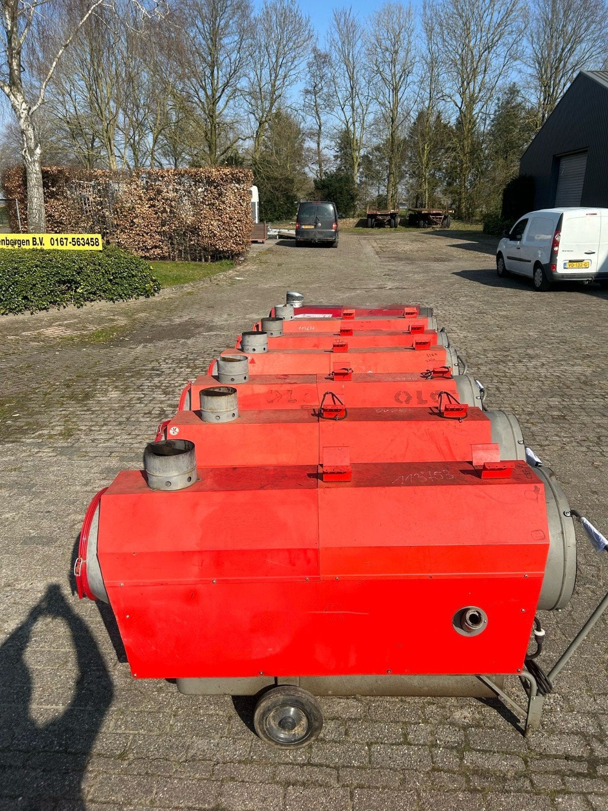 partij diesel kachels thermobile, Ophalen