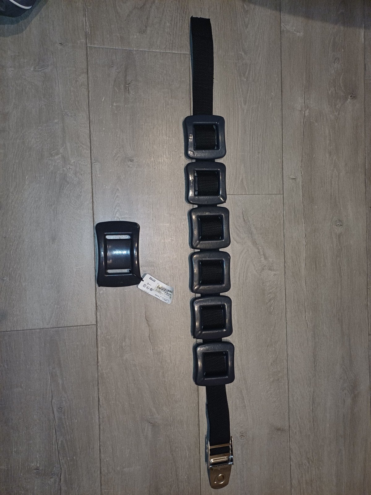 loodgordel met 8 kg gecoat lood., Ophalen