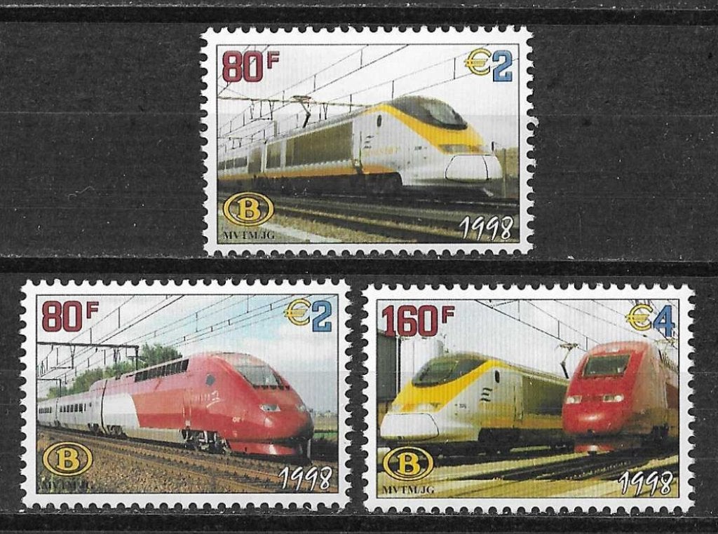 België OPC TRV6-8  Eurostar en Thalys **, Ophalen of Verzenden, Postfris, Treinen, Postfris
