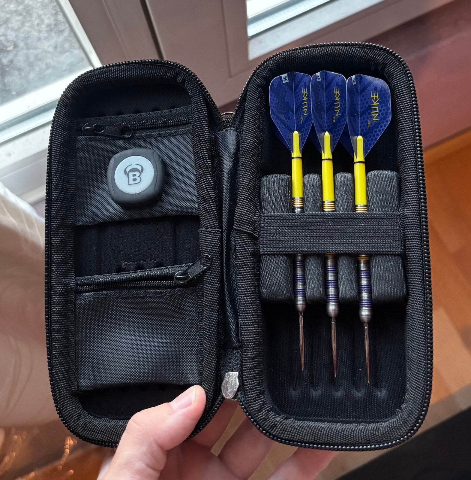 Target darts Luke Littler, Sport en Fitness, Darts, Ophalen, Zo goed als nieuw, Pijlen